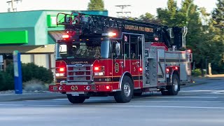 Coquitlam Fire Rescue - Quint 5 Responding (x2)
