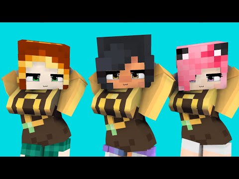 darling ohayo aphmau family and friends woly type - minecraft animation #shorts