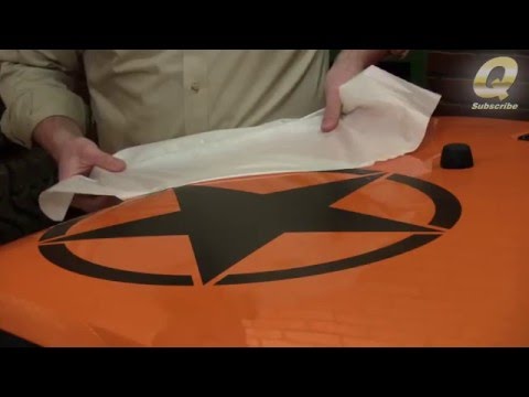 How To Install a Hood Decal (Wet Method)