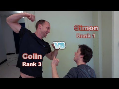 Simon vs Colin - Iron Dragons Paddle Erg Ladder - Apr 14, 2016