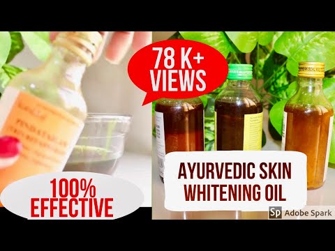 Skin whitening ayurvedic body oil