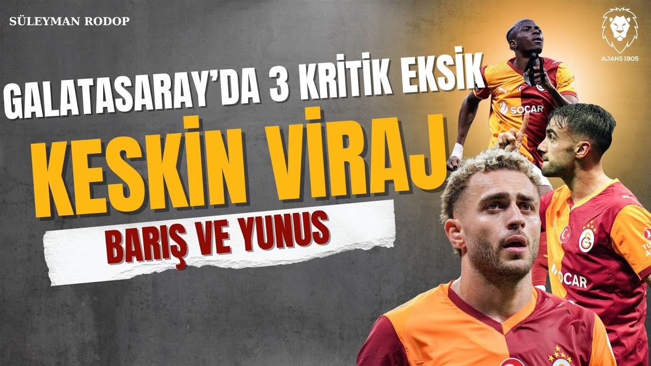 Galatasaray KESKİN VİRAJDA! | Barış Alper Kararı, Yunus Akgün | Torreira, Singo, İlkay | Gündem Özel