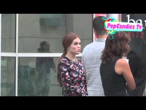 (Holland Roden France) Holland Roden & Max Carver arrive at Digging For Fire Premiere Hollywood