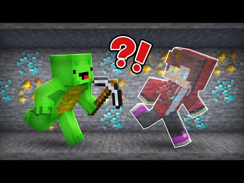 SECRET INVISIBLE Speedrunner vs Hunter : JJ vs Mikey in Minecraft Maizen!