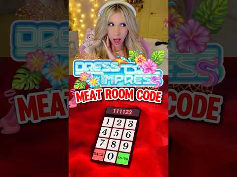 The NEW “SECRET” CODE In The MEAT ROOM in DRESS TO IMPRESS! 🥩😱