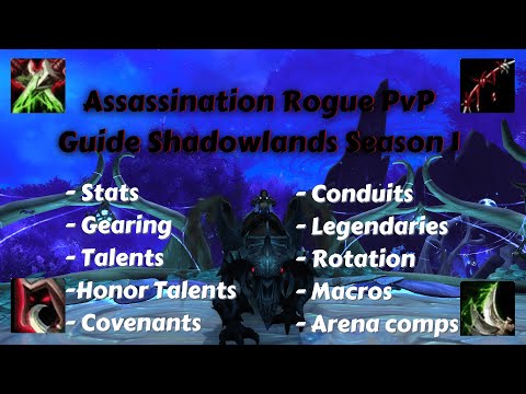 Assassination Rogue PvP Guide  |  Shadowlands Season 1