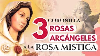 MILAGROSA coronilla de las 3 ROSAS Y 3 ARCÁNGELES a 🌹MARIA ROSA MISTICA 🌹