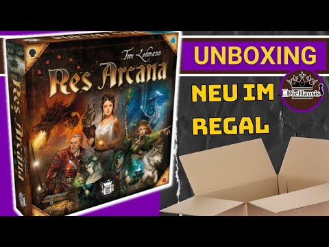 Res Arcana | WAS IST DRIN? -  Brettspiel Unboxing (Sand Castle Games / Asmodee) [Brettspiele]