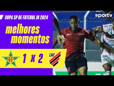 Gols e lances de Portuguesa - RJ x Athletico Paranaense