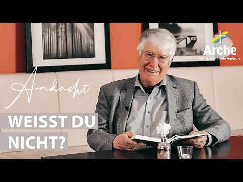 Weißt du nicht, dass dich Gottes Güte zur Buße leitet? | Andacht von Wolfgang Wegert