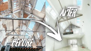 2 YEARS TIMELAPSE RENOVATING AN ABANDONED FACTORY 
