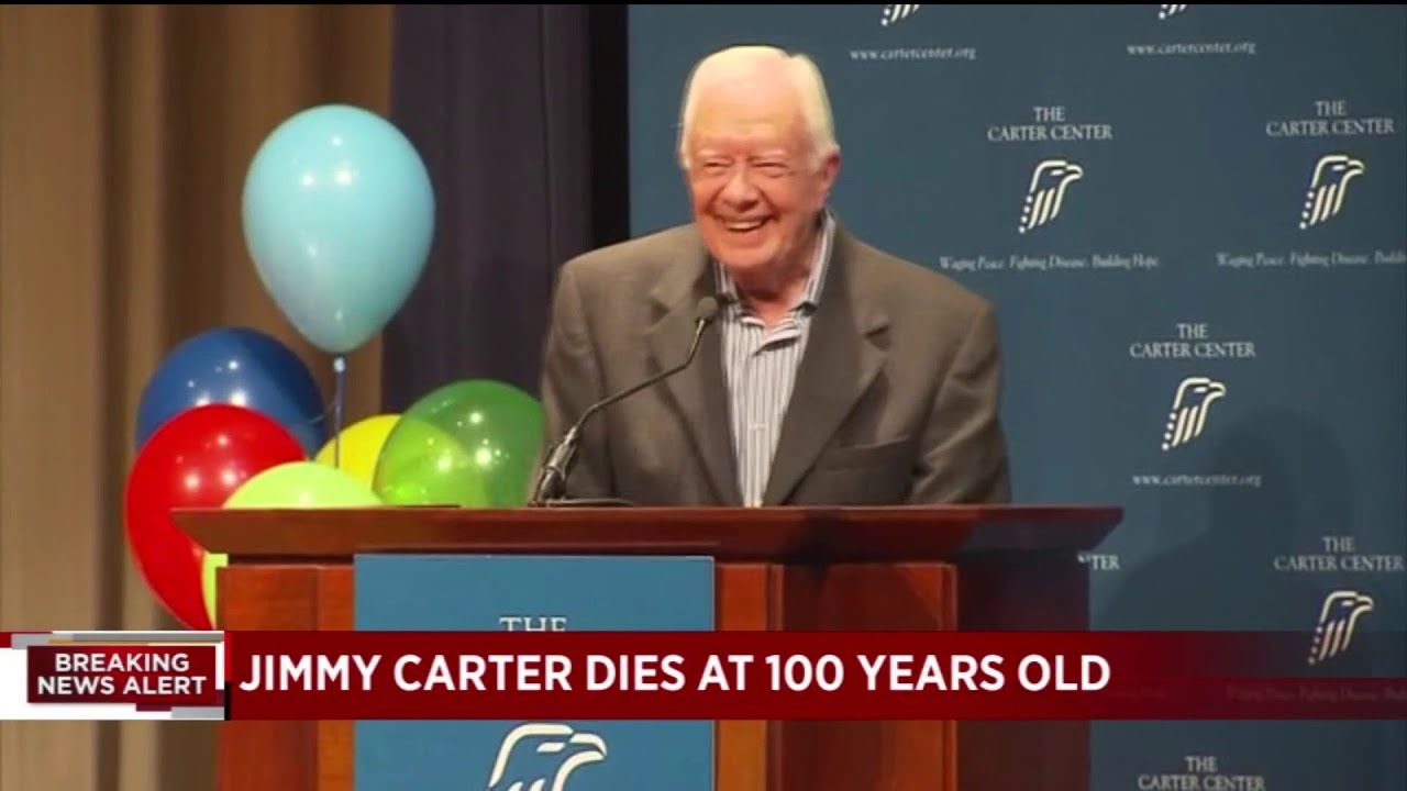 Jimmy Carter, the nation's 39th president, dies at 100