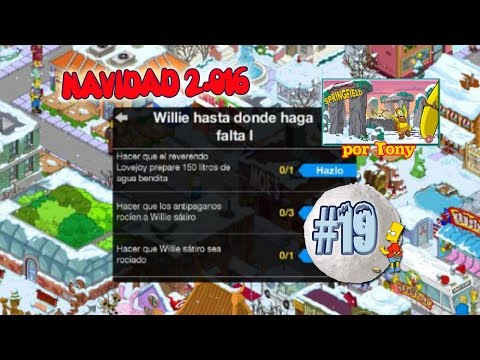 Los Simpson Springfield "Navidad'16: Cap. 19 - Las misiones de Willie sátiro (1ª parte)" por Tony