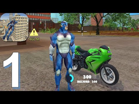 Rope Hero: Vice Town - Gameplay Walkthrough Part 1 (Android, iOS)