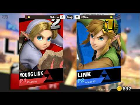 DDD30 SSBU Losers Quarters - Elektroe (Young Link) vs KDMac (Link)
