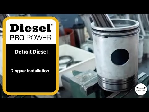 Detroit Diesel Ring Set Installation - DIESELPRO.COM