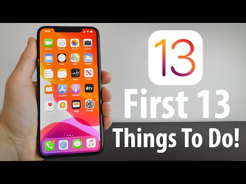 iOS 13 — First 13 Things To Do Video