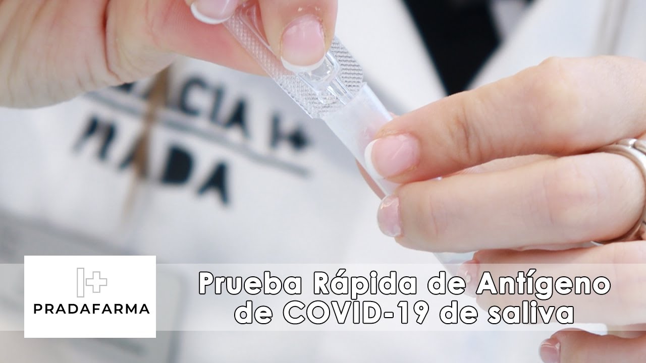 ¿Cómo usar la prueba rápida de antígenos de COVID-19 de saliva