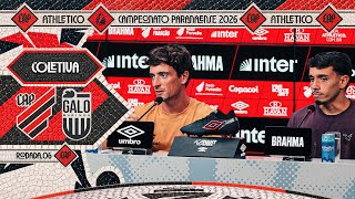 COLETIVA PÓS-JOGO | JOÃO CORREIA E CHIQUETI | ATHLETICO 4X1 GALO MARINGÁ | CAMP. PARANAENSE 2026