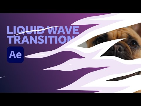 Liquid Wave Transition | After Effects Tutorial