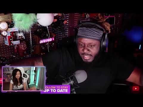 Pokimane reacts to T-Pains insane  intro to his stream