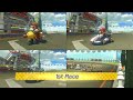 Mario Kart 8 Deluxe 3 Player Tanooki Mario Vs Mario Vs Metal Mario