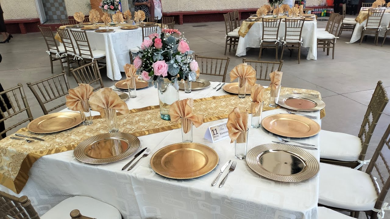 Centros de mesa/ Bodas de oro
