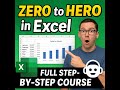 ZERO To HERO In Excel Full Step By Step Course With AI Integration Youtube Excel Ai
