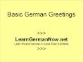 German greeting