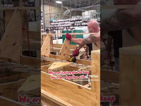 Couch Potatoes - How our couches are made. The secrets out! #customsofa #sofa #midcenturymodern