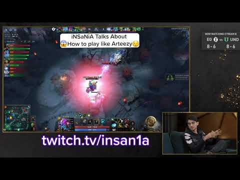 iNSaNiA reveals why Arteezy is such a great carry