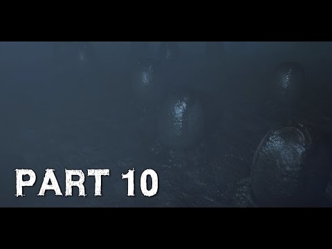Alien Isolation Walkthrough Gameplay Part 10 - Derelict & Facehugger (PC)