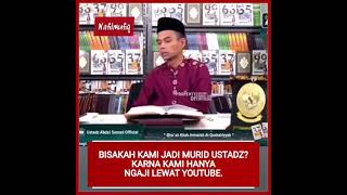 Download lagu hukum ngaji lewat youtube apakah bisa jadi murid, ustad abdul somad mp3