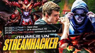 IL ME STREAMHACK ET S'EN VENTE : JE L'HUMILIE ET IL PLEURE