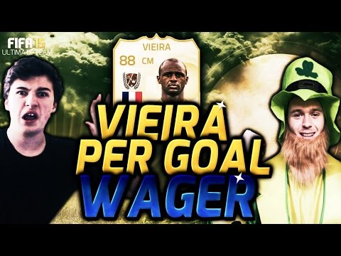 FIFA 15 - MASSIVE LEGEND VIERA PER GOAL WAGER V MAXPLAYSFIFA! - FIFA 15 ULTIMATE TEAM