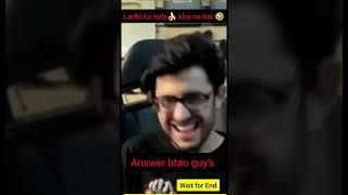 Ladki ko kela 🍌kha na hai 😜 | funny girls | #youtubeshorts #shortsfeed #publicreaction #funnyvideo