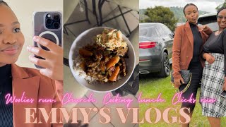 VLOG!🌷RUN ERRANDS WITH ME + WOOLIES & CLICKS RUN + CHURCH + HEARTY BEEF STEW || Thebarbie Emmy