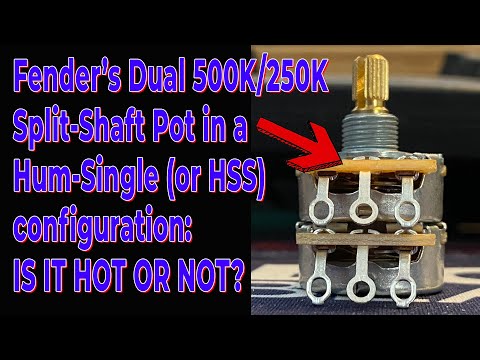 Fender 500K/250K Dual Pot - worth the install? Find out here!