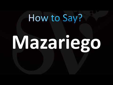 How to Pronounce Mazariego (CORRECTLY!)