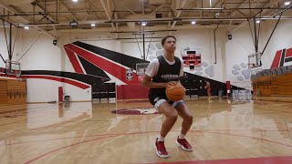 thumbnail: Karter Knox of Overtime Elite Demonstrates a Cone Drill for Ball Handling
