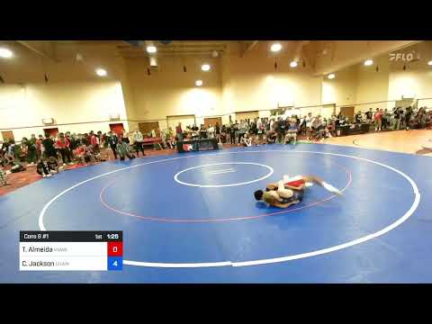 48 Kg Cons 8 #1 - Troy Almeida, Hawaii Wrestling Academy Vs Caleb Jackson, Champions Wrestling Clu