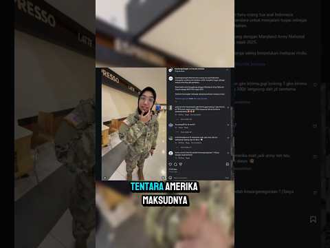 Orang Indonesia ini gabung jadi Tentara Amerika?!..