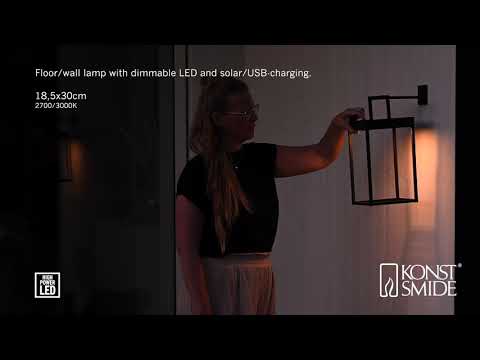 Konstsmide Portofino LED Solar/USB-Laterne - Interismo Onlineshop