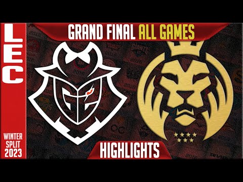 G2 vs MAD Highlights ALL GAMES | LEC Winter 2023 Grand Final | G2 Esports vs MAD Lions