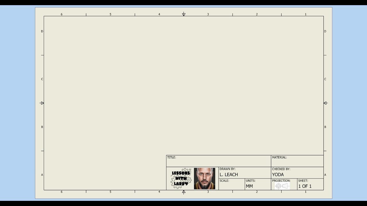 CREATING A CUSTOM INVENTOR DRAWING TEMPLATE: PART 1 OF 2