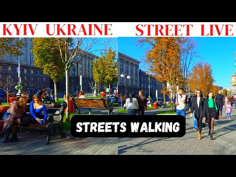 , title : 'KIEV CITY UKRAINE - Walking - Khreschatyk Street - KYIV Street live - 4k'