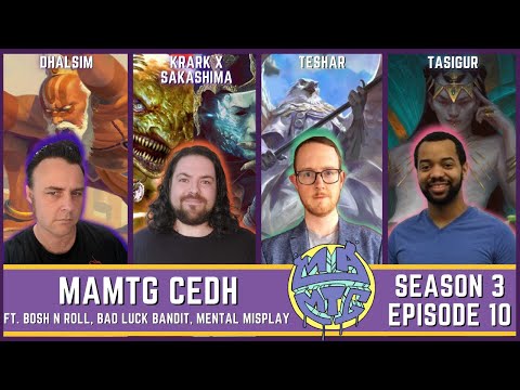 MAMTG #cEDH S3 E10 | MTG cEDH Gameplay | Dhalsim v Krark x Sakashima v Teshar v Tasigur |