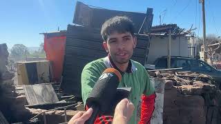 Incendio en Alto de Sierra: tres familias perdieron todo y buscan ayuda