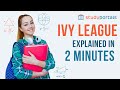 Ivy League Schools Explained in 2 Minutes