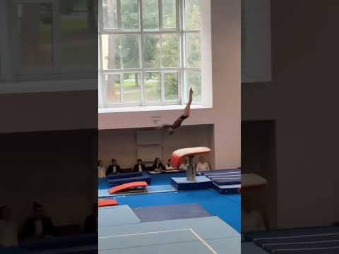 Alina Shklokova vault final Belarusian Cup 2023